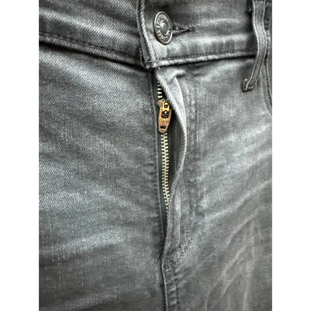 Paige Noella Straight Maternity Denim Jean Black Willow Womens Size 28